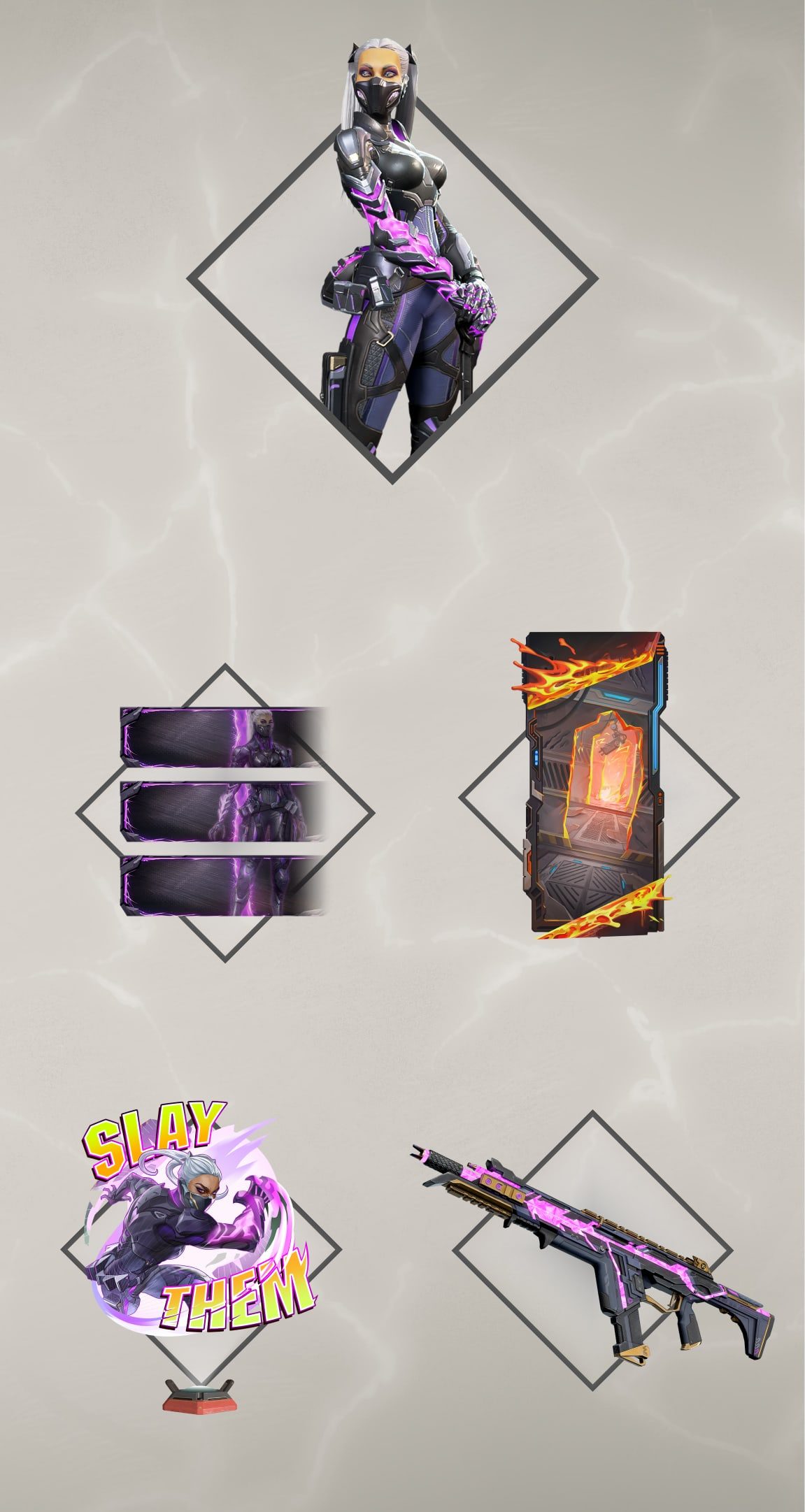 Legend tab asset for Loba showing off her battle pass rewards.