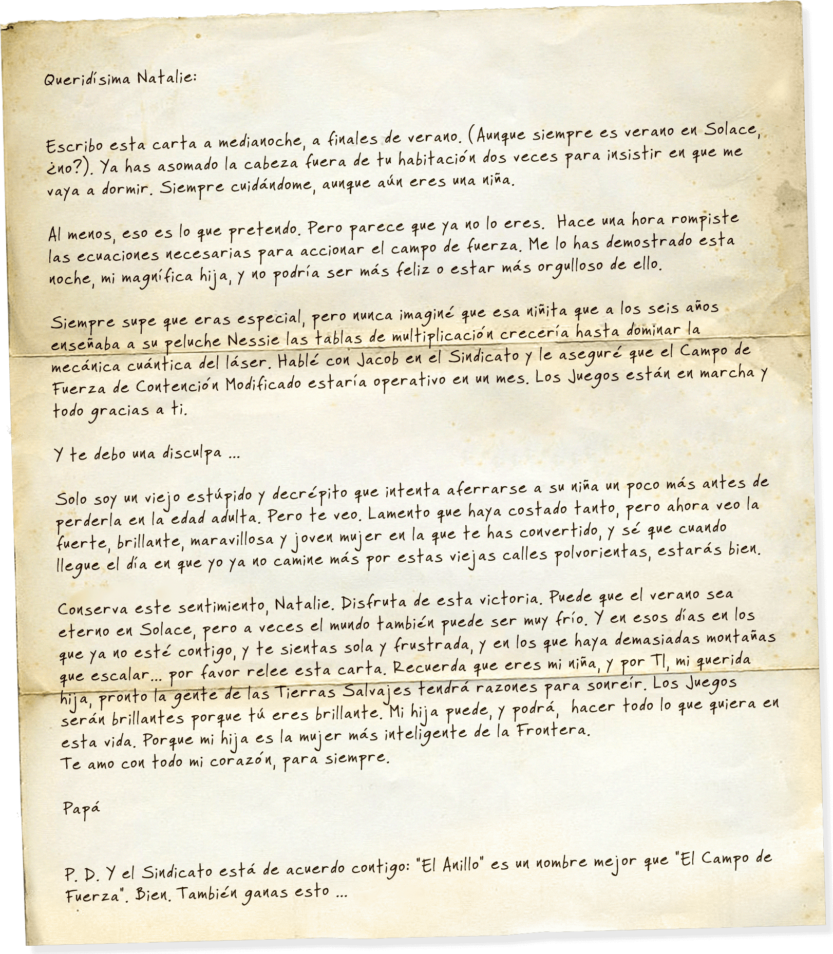 Carta de un padre – Wattson – Personajes de Apex Legends – Sitio oficial de  EA
