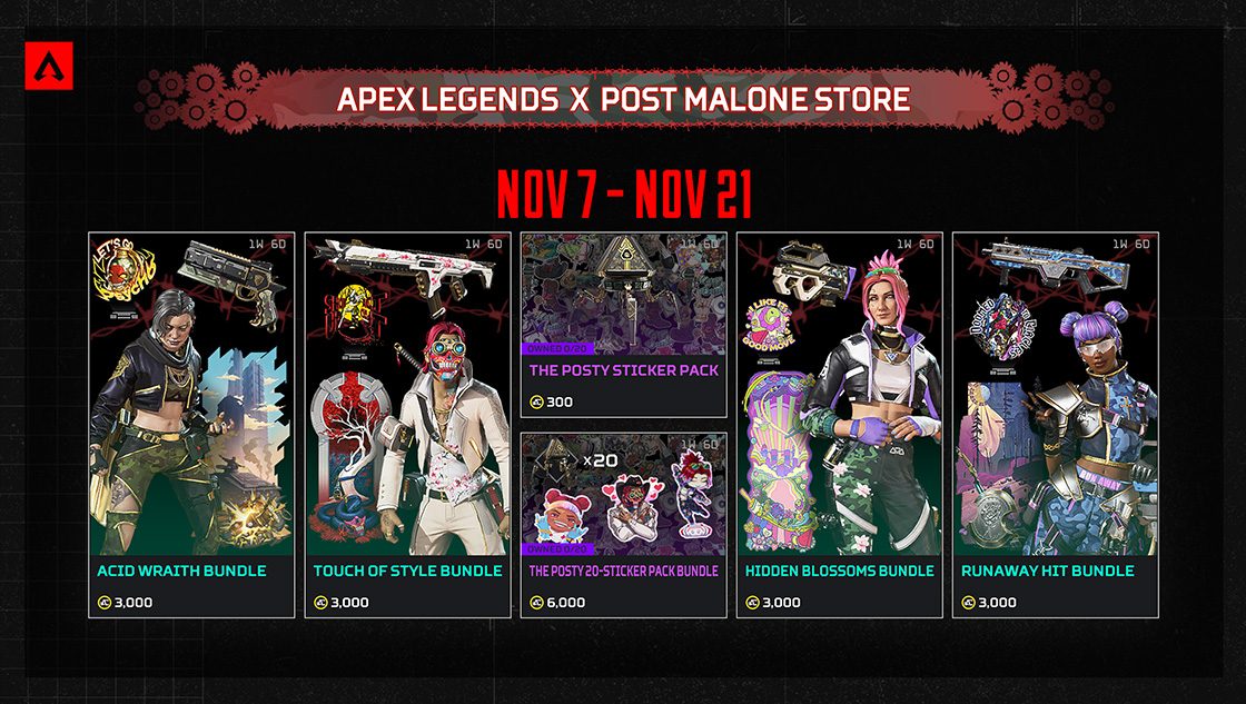 [2023] Apex Legends™ X Post Malone Event | Apex Legends Dev Tracker ...
