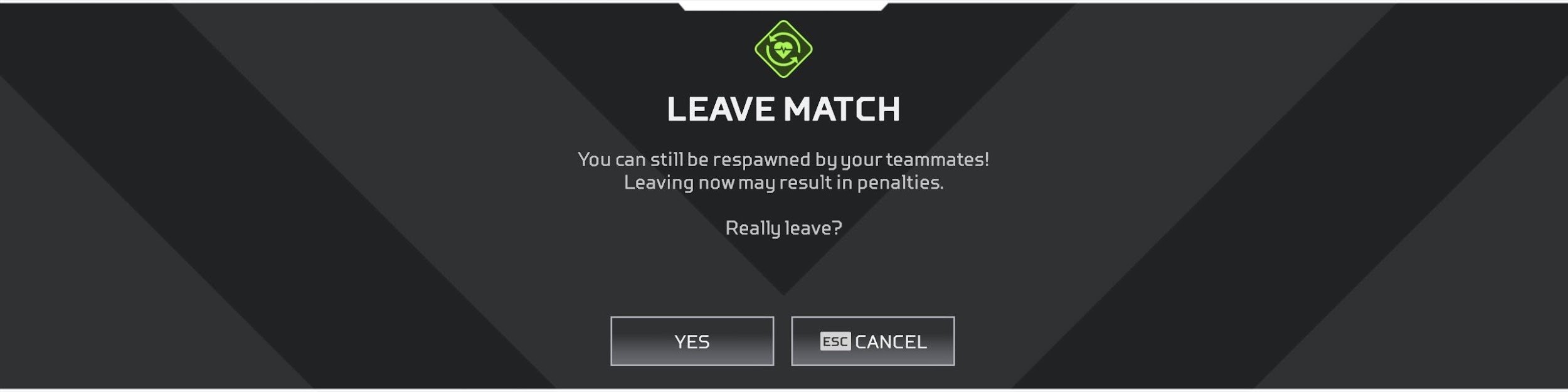 Leave Match Page