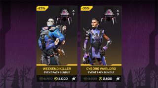 Offers for June 25-July 9, 2024 featuring two bundles: Malware Maelstrom with 7 Apex Packs and Firewalter Fitzroy with 3.