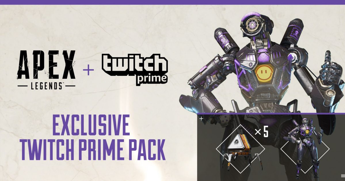 Exclusive Pathfinder Skin Five Apex Packs with Twitch Prime