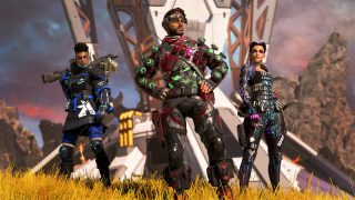 Screenshots of the two games. Upper panel shows Apex Legends