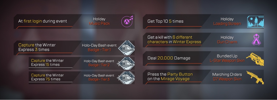 Apex Legends Mirage S Holo Day Bash Collection Event