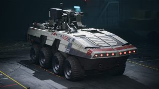 A grey tank skin with "M35" printed on its side.