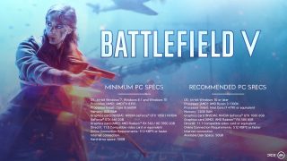 Battlefield 5 system requirements