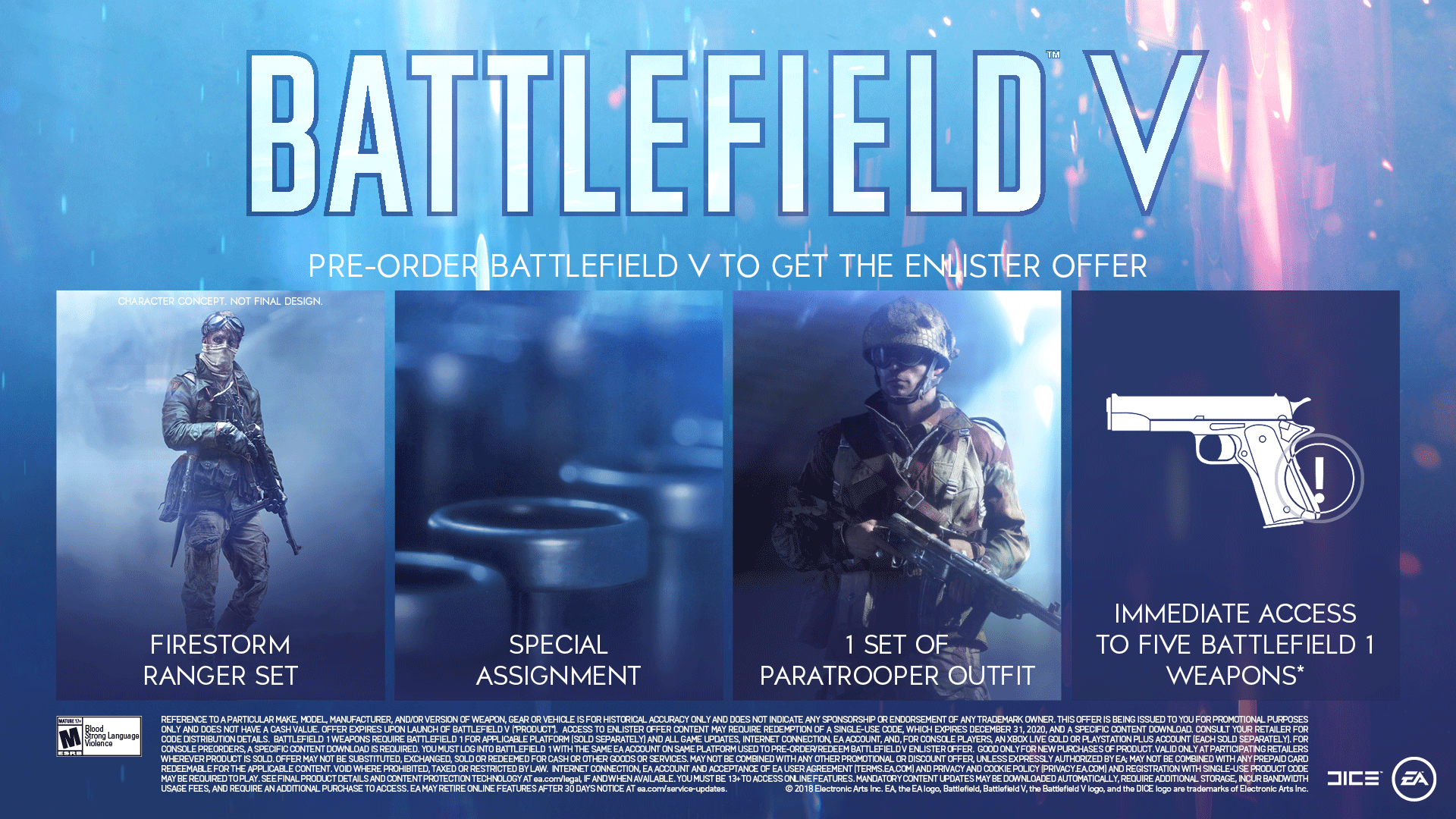 India Final South Pre-Order Battlefield V and Outfit Your Company