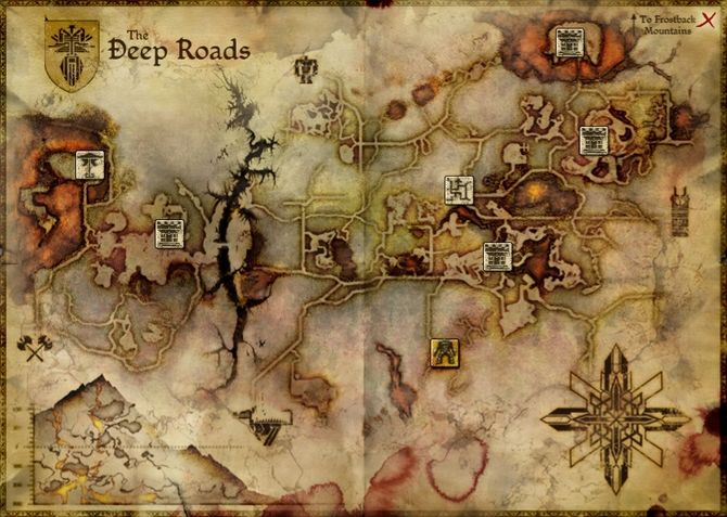 dragon age origins world map