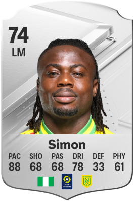 Moses Simon EA Sports FC 24 Player Ratings - Electronic Arts
