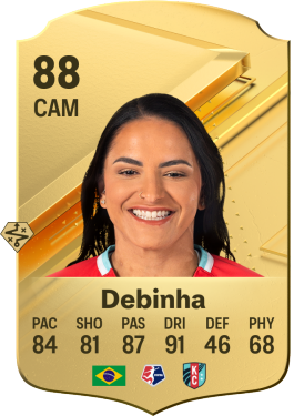 FC 24 best CAMs in the women football league is Debinha