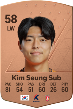 Seung Sub Kim EA FC 24