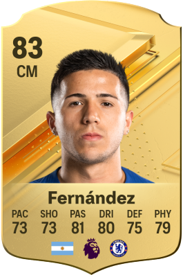Enzo Fernández EA Sports FC 24 Player Ratings - Electronic Arts