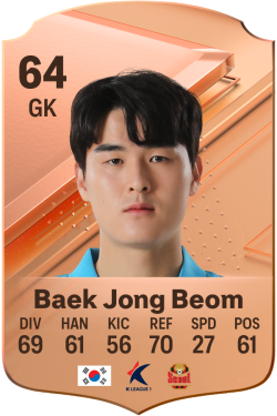 Jong Beom Baek EA FC 24