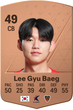 Gyu Baeg Lee EA FC 24