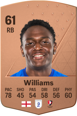 Josh Williams EA FC 24