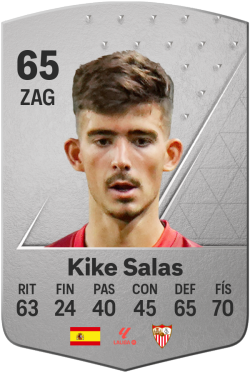 Notas de Jogador de Kike Salas no EA Sports FC 24 - Electronic Arts