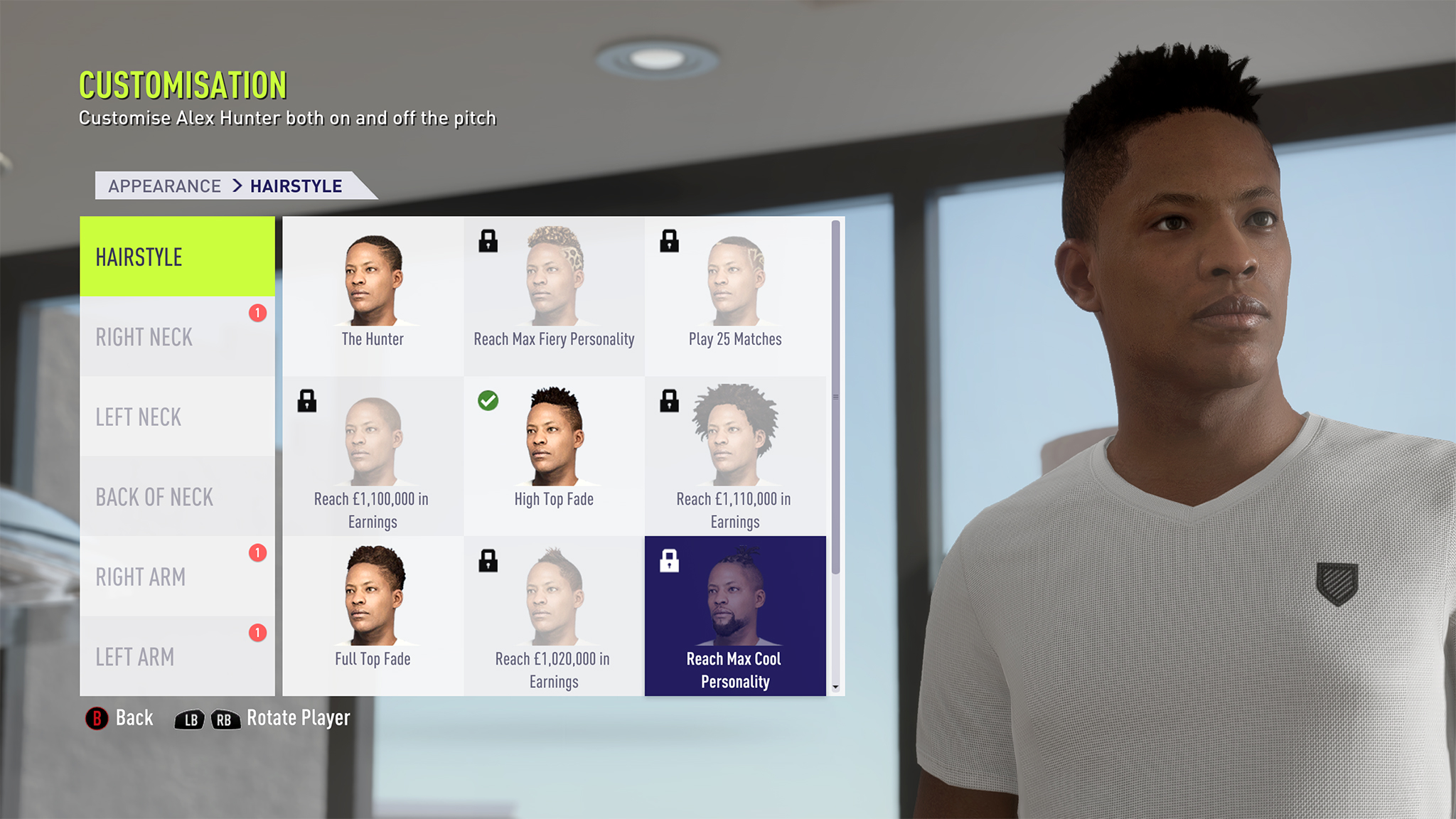 FIFA 18 - Journey 2 Customising Alex Hunter