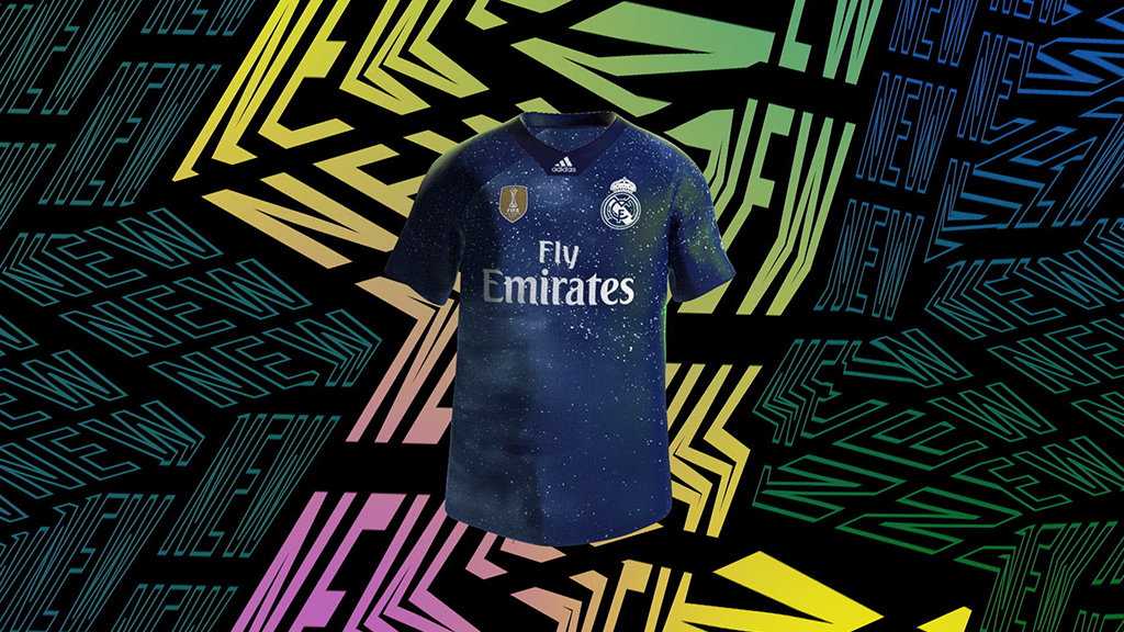 Fifa EA Sports Trikot Herren Blau Fußball Hemd T-Shirt 
