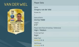 van der Wiel, FIFA Mobile 17