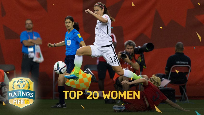  FIFA 16 Player Ratings Top 20 Women