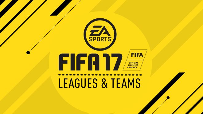 Fifa 17 All Leagues Teams In Fifa 17