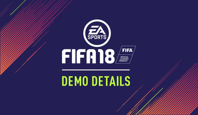 Download the FIFA 18 Demo on September 12