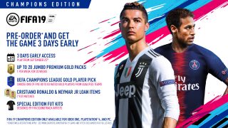 FIFA 19 Pre-Order Offers - Ultimate, Champions, Standard Editions