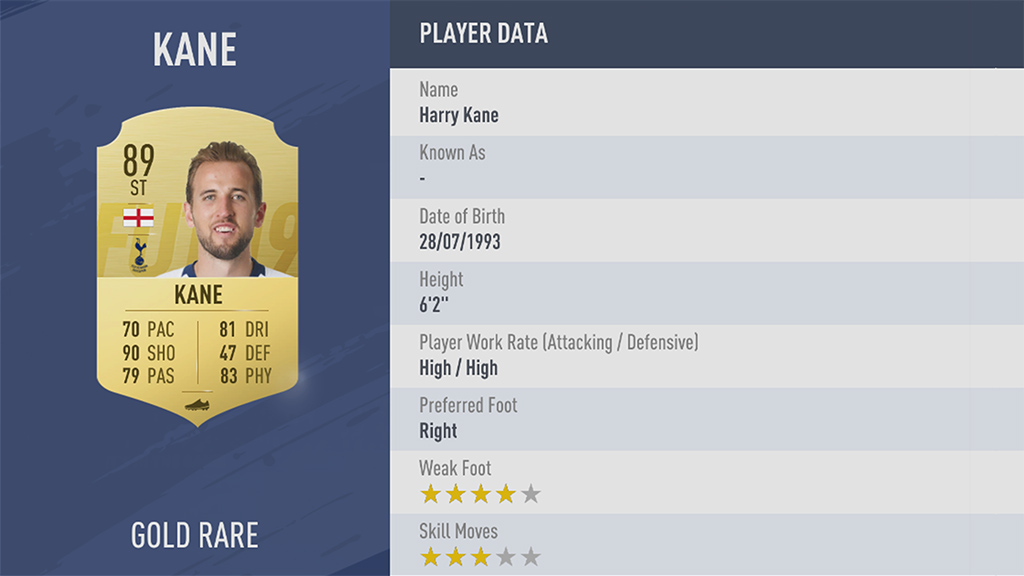 FIFA19 tile large 17 Kane lg