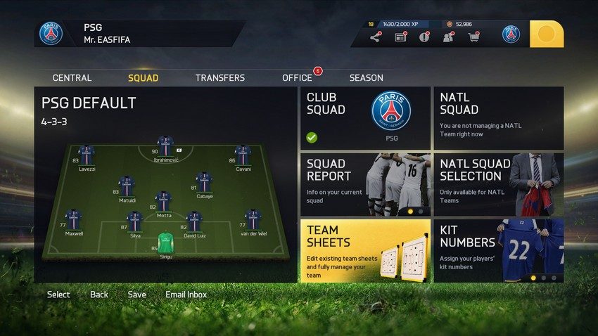 Fifa 15 Career Mode