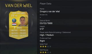 Gregory van der Wiel EA FC FIFA 10 Career Mode - Rating