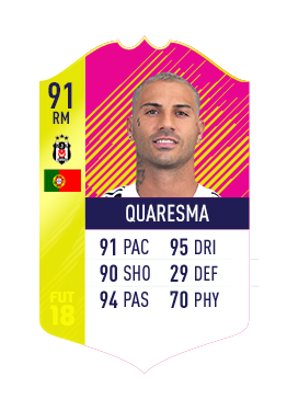 Quaresma FIFA 19 - 86 - Rating and Price