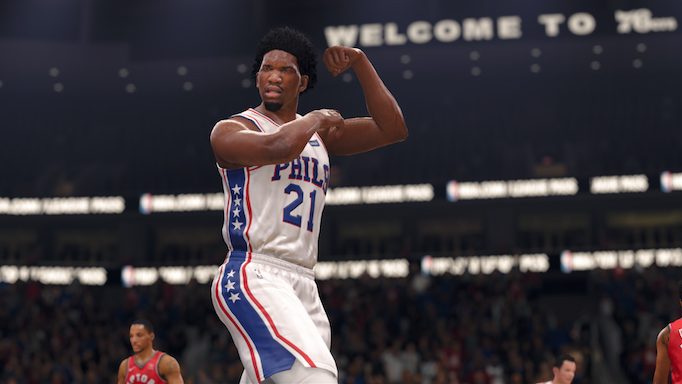 How To Play Like Nba Player Of The Week Joel Embiid In Nba Live 18