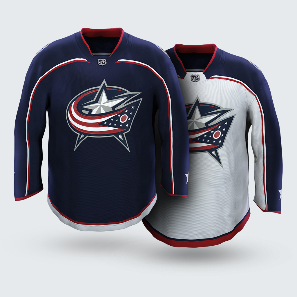 nhl columbus blue jackets jerseys