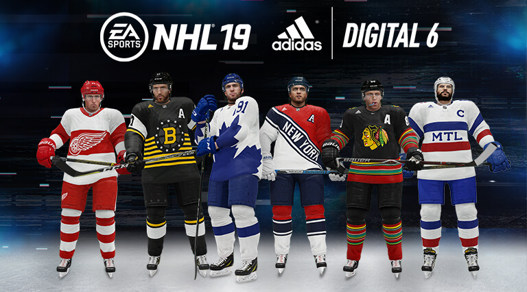 NHL® 19 Digital 6 Jerseys in 