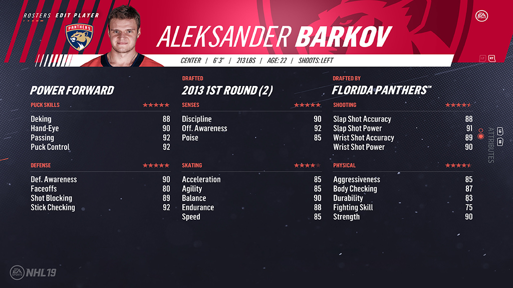 nhl stats player