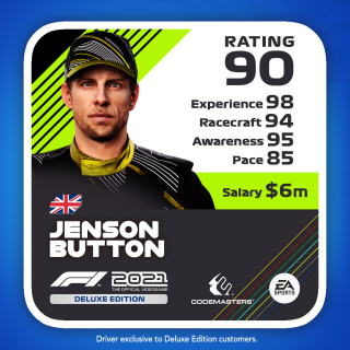 F1 2021 alinha no grid - Jason Button