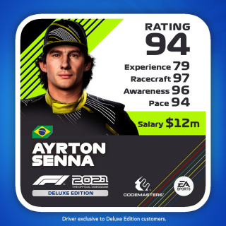 F1 2021 alinha no grid - Ayrton Senna