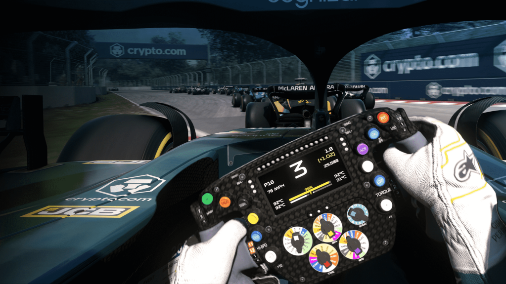 VR in F1 22! #F122 #F1 #VR #FormulaOne #Gaming