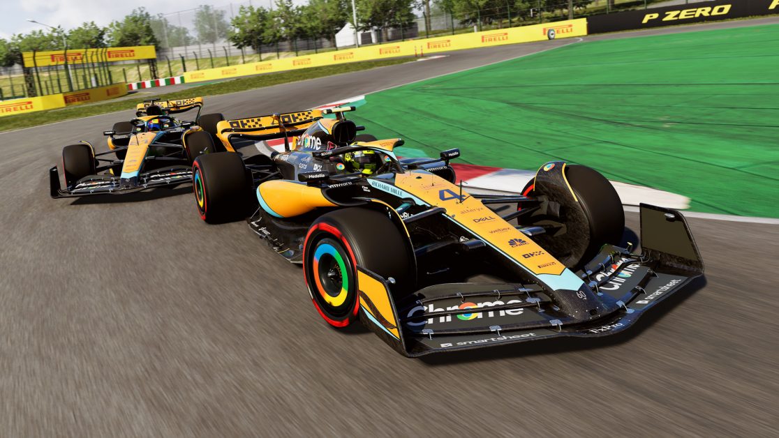 Games like F1 23 'getting better' but other titles are more realistic -  Norris · RaceFans