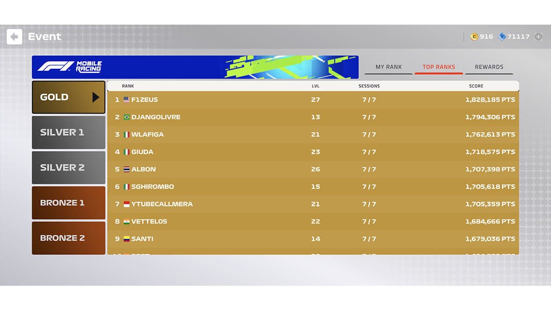 F1® Mobile Racing Events How to Play and Win Huge Rewards