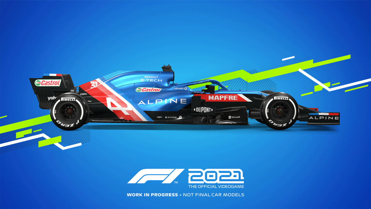 F1 2021 - bolid Alpine A521