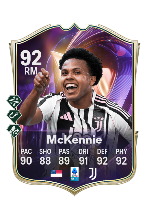 McKennie TOTS 92
