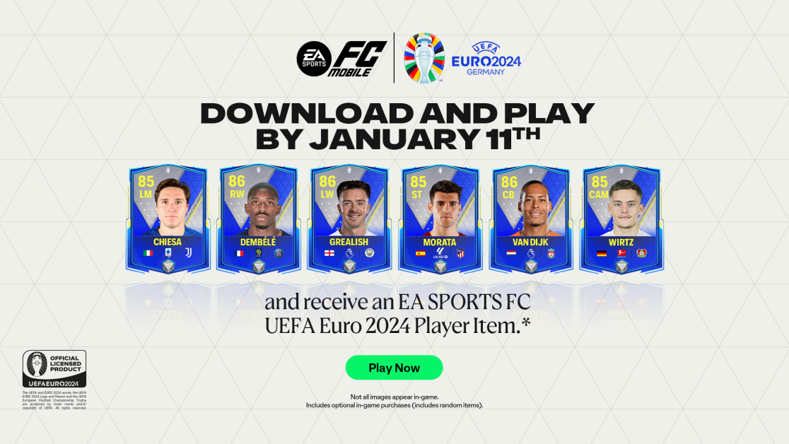 Electronic Arts - UEFA EURO 2024™ Comes to EA SPORTS FC™ 24, EA SPORTS FC  Mobile, and EA SPORTS FC Online in Summer 2024