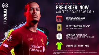 FIFA 20 Pre-Order Offers Champions, Standard Editions