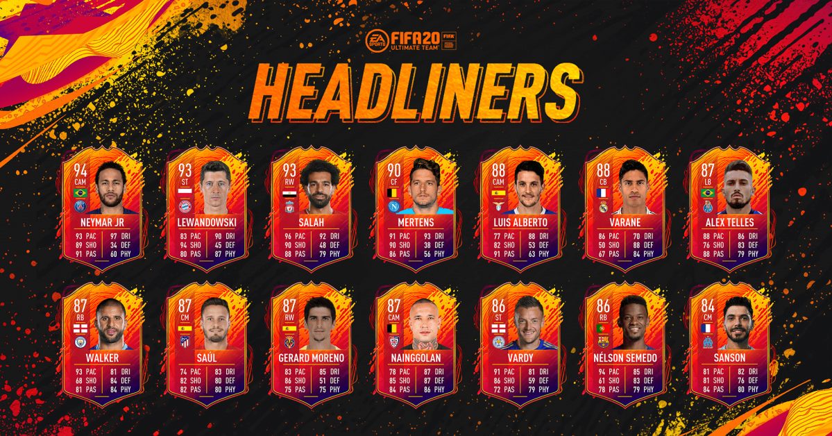 Fifa 20 Ultimate Team Headliners Ea Sports Official Site