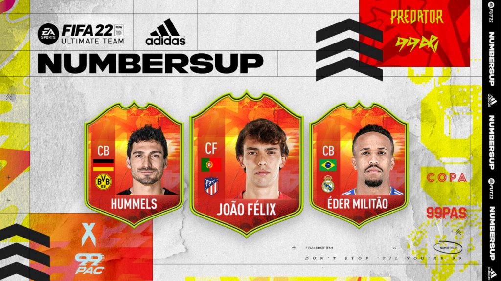 adidas NUMBERSUP FIFA 22 Ultimate Team EA SPORTS Official Site