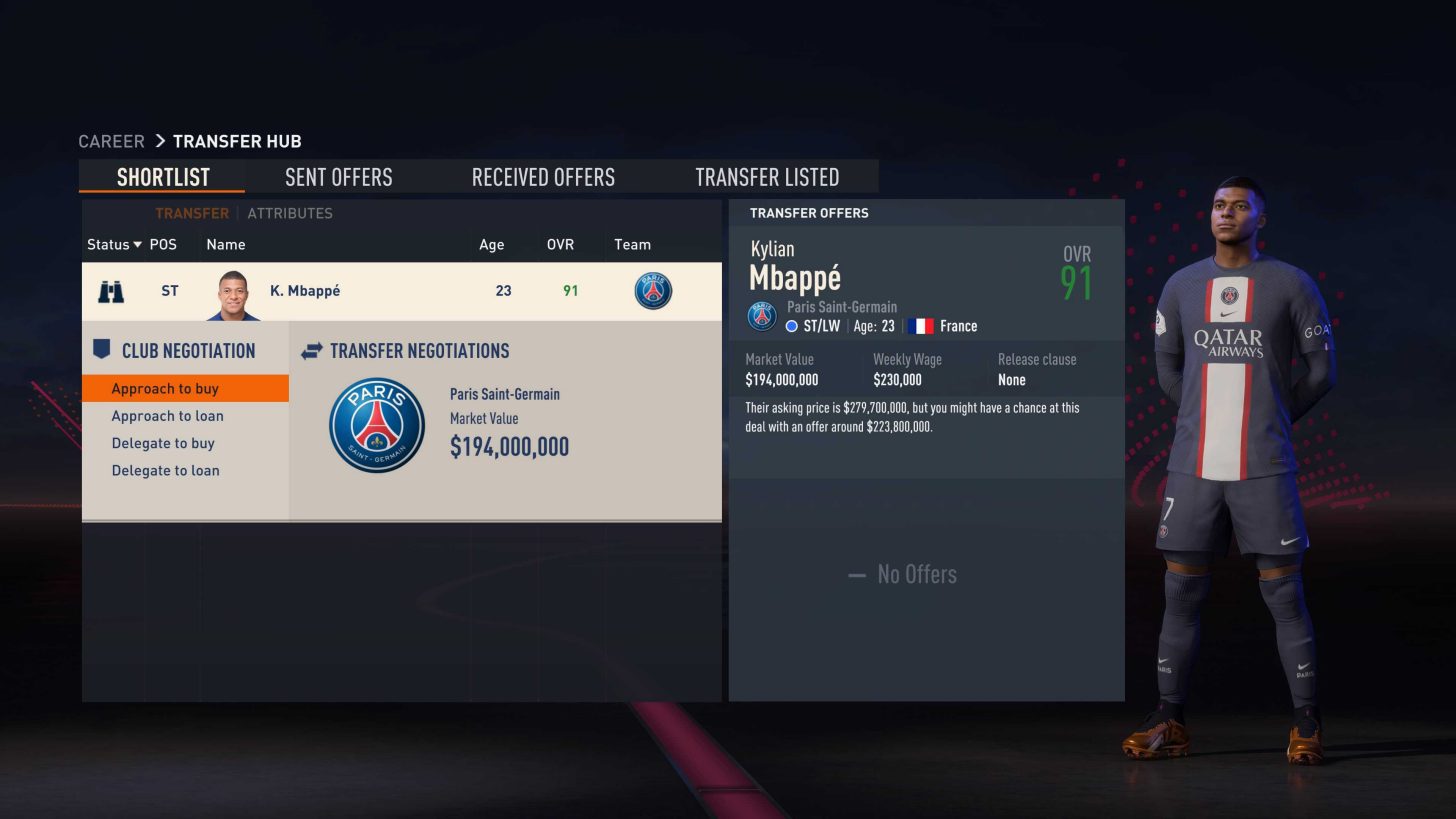 FIFA 23 Transfer EA SPORTS