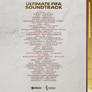 Trilha sonora do FIFA 23 - Oficial da Electronic Arts