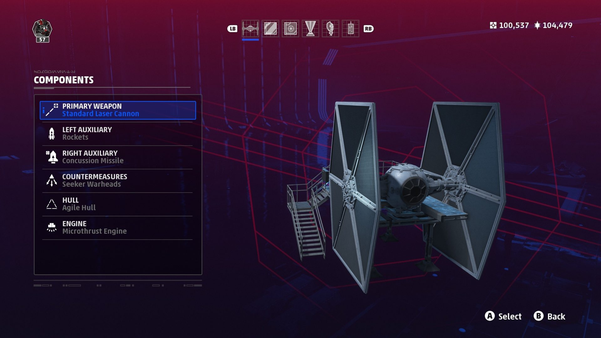 Best TIE Reaper loadout in Squadrons