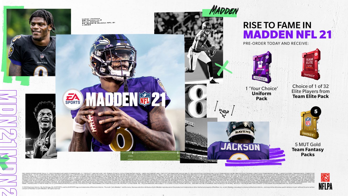 Madden 21 PreOrder Details Revealed Sports Gamers Online